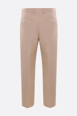 pantalone Pleated-fit in gabardine
