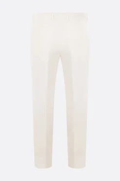 pantalone Pleated-fit in gabardine