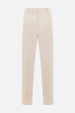 pantalone regular-fit in cotone stretch
