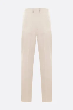 pantalone regular-fit in cotone stretch
