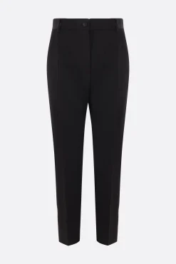 pantalone tuxedo slim-fit in gabardine