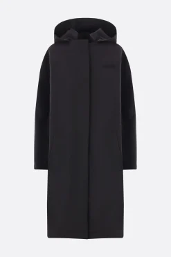 parka imbottito in nylon ricamo Gucci