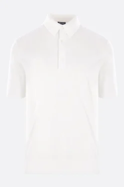 polo in maglia di cotone