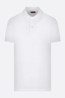 polo in piquet con ricamo logo