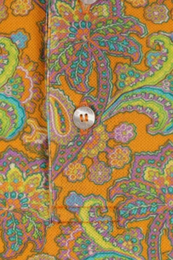 polo in piquet stampa Paisley