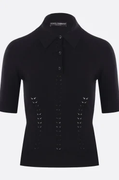 polo in viscosa stretch