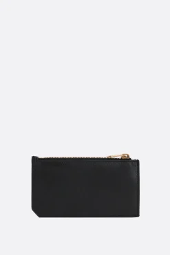 porta carte con zip Cassandre Fragments in pelle lucida
