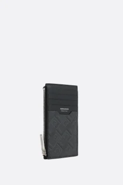 porta carte con zip Ferragamo Monogram