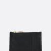 porta carte con zip in Intrecciato nappa