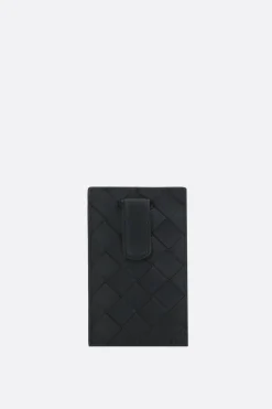porta carte in Intrecciato VN con gancio fermasoldi
