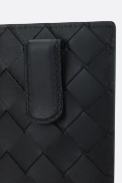 porta carte in Intrecciato VN con gancio fermasoldi