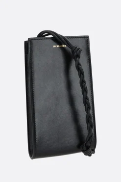 porta smartphone Tangle in pelle liscia