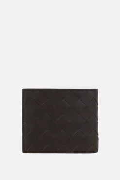 portafogli bi-fold in Intrecciato VN