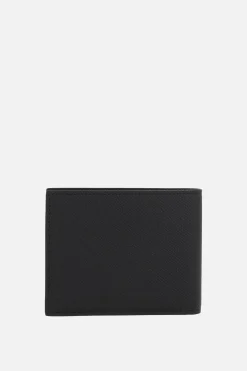 portafogli billfold Gancini in pelle martellata
