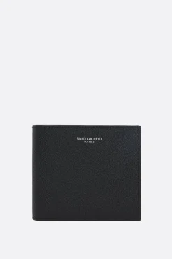 portafogli billfold Saint Laurent Paris in pelle Grain de Poudre