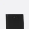 portafogli billfold Saint Laurent Paris in pelle liscia