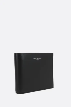 portafogli billfold Saint Laurent Paris in pelle liscia