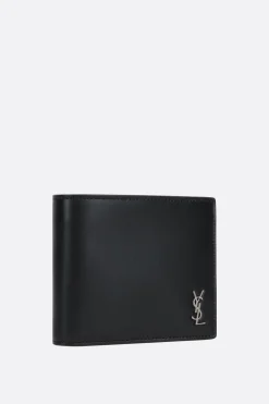 portafogli billfold Tiny Cassandre small in pelle opaca
