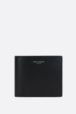 portafogli Saint Laurent Paris in pelle liscia