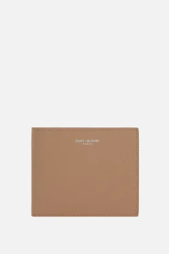 portafogli Saint Laurent Paris in pelle Grain de Poudre