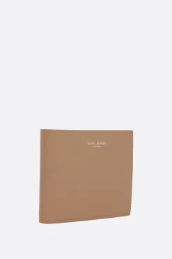 portafogli Saint Laurent Paris in pelle Grain de Poudre
