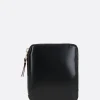 portafogli zip-around small in pelle lucida