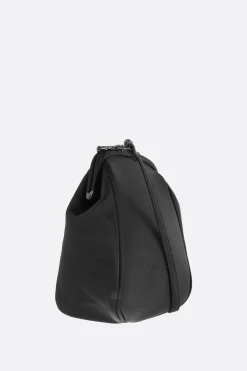pouch Clasp media in pelle liscia