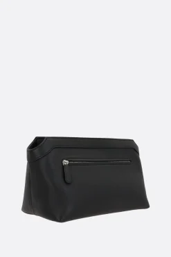 pouch Terrasse in pelle martellata