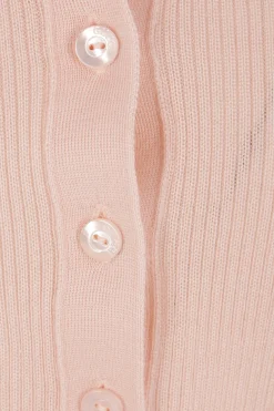 pullover a polo in cashmere e seta