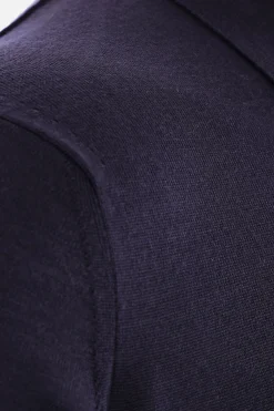 pullover a polo in lana