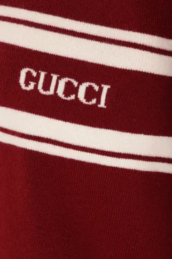 pullover in lana e cashmere con logo