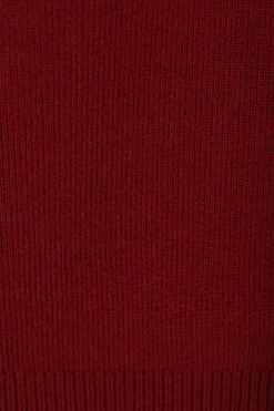 pullover in lana e cashmere con logo