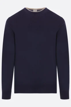pullover in lana e seta