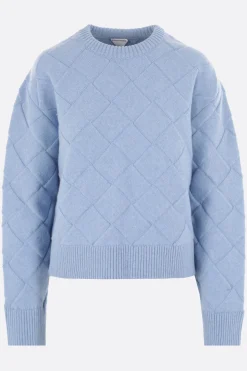 pullover in lana stretch Intrecciato