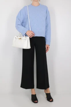 pullover in lana stretch Intrecciato