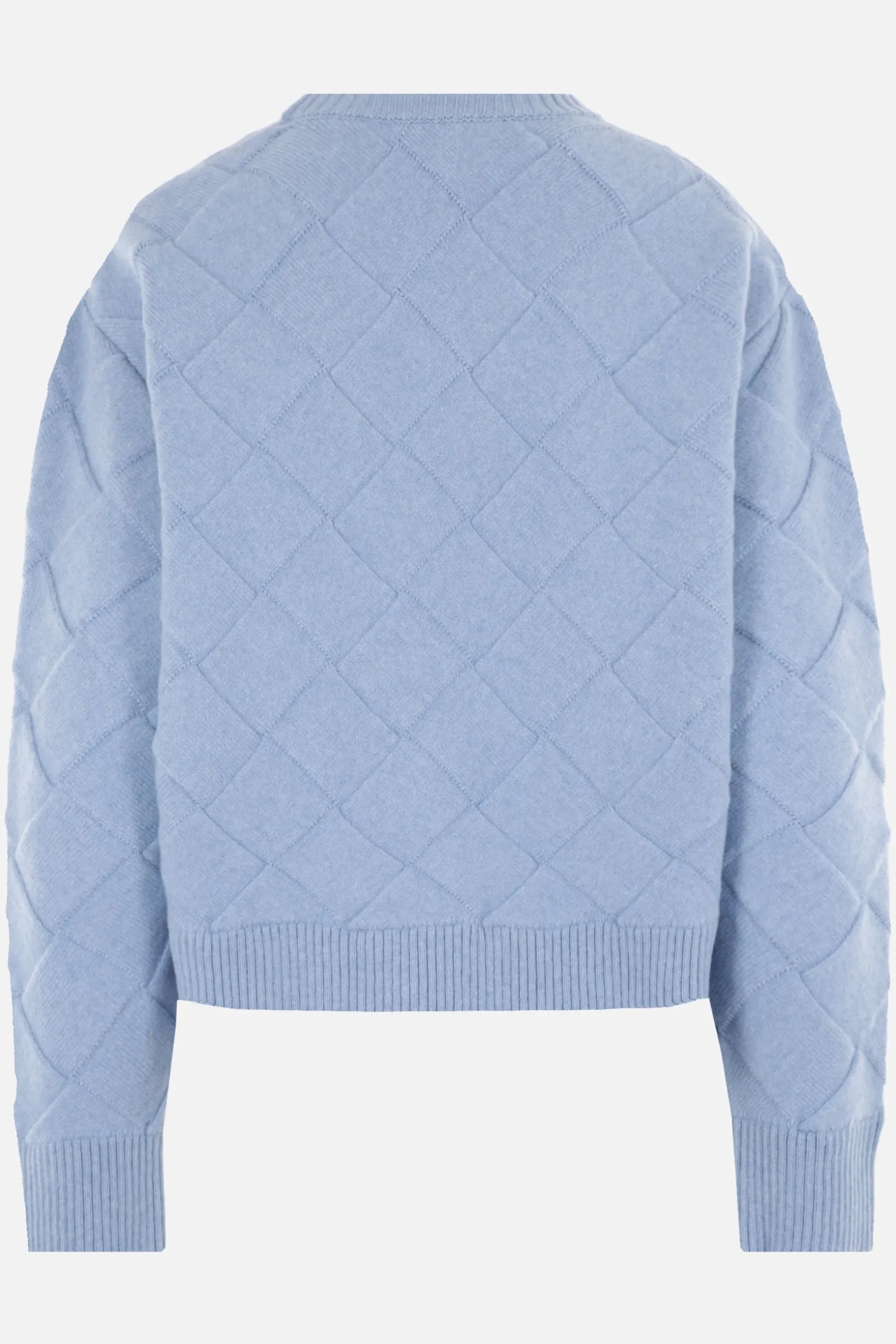 pullover in lana stretch Intrecciato