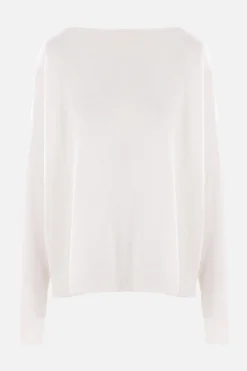pullover in lino cashmere e seta