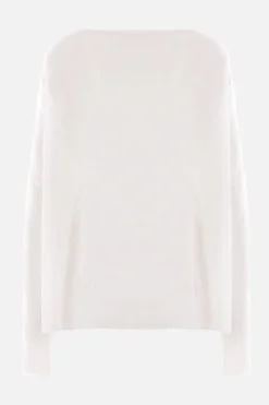 pullover in lino cashmere e seta