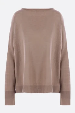 pullover in lino cashmere e seta