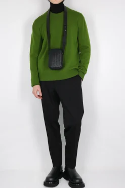 pullover in maglia di misto cashmere