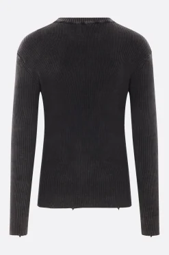 pullover K-Darin-D in cotone a coste