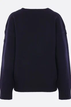 pullover oversize in lana e cashmere