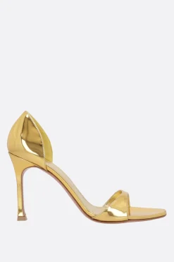 sandalo Agnese in pelle laminata