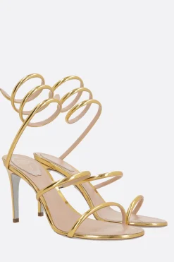 sandalo Cleo in pelle laminata