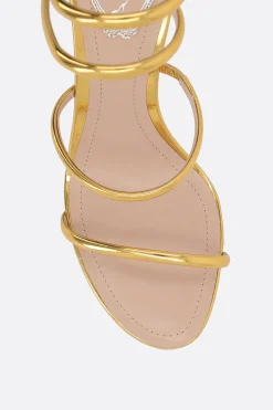 sandalo Cleo in pelle laminata