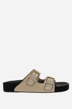 sandalo flat Lennyo in suede
