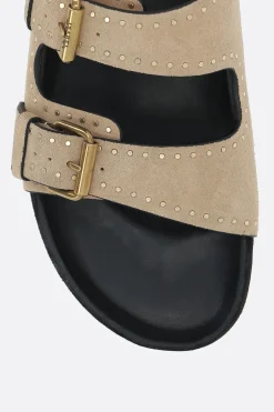 sandalo flat Lennyo in suede