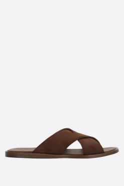 sandalo flat Oriyah in suede