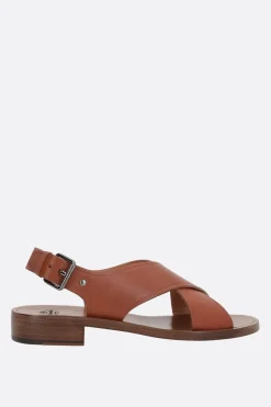 sandalo flat Rhonda 2 in pelle liscia