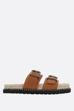 sandalo flat Ter/261 in pelle liscia
